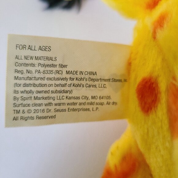 KOHLS CARES MULBERRY STREET GIRAFFE STUFFED ANIMAL PLUSH PAL - Picture 6 of 6